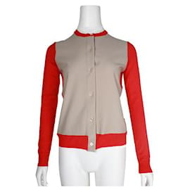 Marni-Cardigan Marni Vermelho e Bege-Vermelho