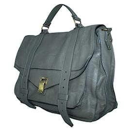 Proenza Schouler-Proenza Schouler Taupe Leather PS1 Shoulder Bag-Grigio