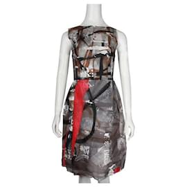 Dolce & Gabbana-Hand Painted Limited Edition Dress N.5/150-Grey