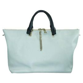 CHLOÉ Bolsa Baylee Bicolor Cinza E Preta Preto