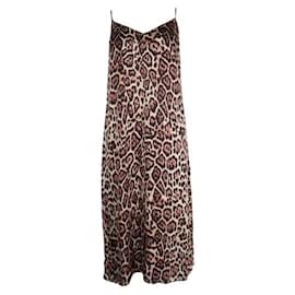 Autre Marque-Vestido de alças finas com estampa de leopardo de designer contemporâneo-Outro