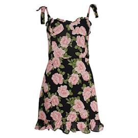 Reformation-Reformation Mini vestido de verão com estampa floral-Outro