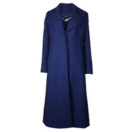 Stella Mc Cartney Stella Mccartney Abrigo largo de lana azul eléctrico Azul