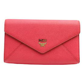 MCM-Mcm Red Envelope Crossbody Bag-Red