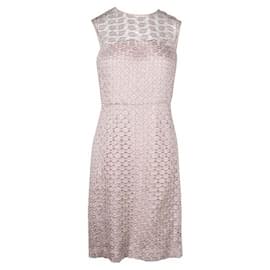 Diane Von Furstenberg-Diane Von Furstenberg Kinchu Sg Lace Dress In Nude-Flesh