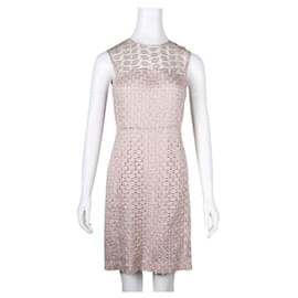 Diane Von Furstenberg-Diane Von Furstenberg Kinchu Sg Lace Dress In Nude-Flesh