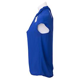 Autre Marque-Blusa com amarração frontal CONTEMPORARY DESIGNER-Azul