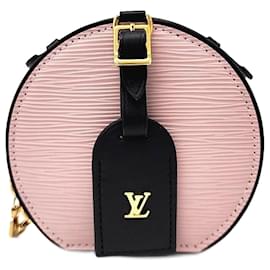 Louis Vuitton-Louis Vuitton Epi Mini Boite Chapéu-Rosa