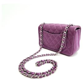 Chanel-Mini borsa a tracolla classica Chanel-Porpora