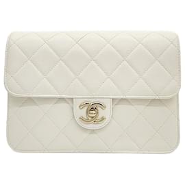 Chanel-Chanel Caviar Chain Shoulder Bag-White