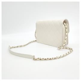 Chanel-Chanel Caviar Chain Shoulder Bag-White