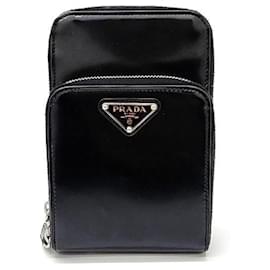 Prada-Prada Phone Case And Crossbody Bag (2zh126)-Black