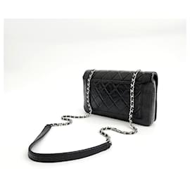 Chanel-Chanel Vintage Chain Shoulder Bag-Black