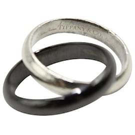 Tiffany & Co-Tiffany & Co. Paloma Picasso Melody ineinandergreifender Ring aus Titansilber-Silber