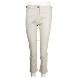 Autre Marque-Pantaloni corti elasticizzati beige di design contemporaneo-Beige