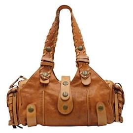 Chloé-Chloe Brown Leather Handbag-Brown