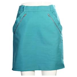 Chloé-CHLOÉ Blue Skirt-Turquoise