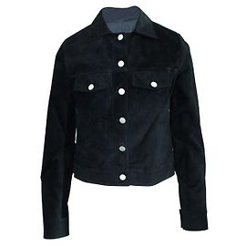 REFORMATION Schwarze Wildlederjacke Schwarz