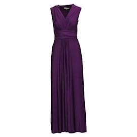 Autre Marque-Robe de soirée violette élégante de créateur contemporain-Violet