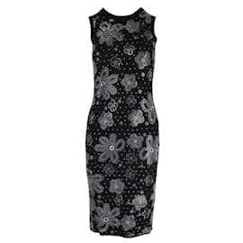 Michael Kors-Floral Sparkle Dress-Black