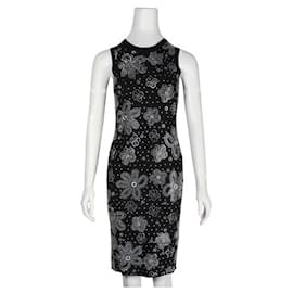 Michael Kors-Floral Sparkle Dress-Black