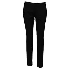 Saint Laurent-Elegant Black Pants-Black
