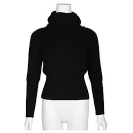 Gucci-Gucci Black Knitted Turtleneck Sweater-Black