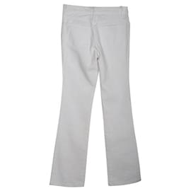 Gucci-Pantalones rectos blancos de Gucci-Crudo