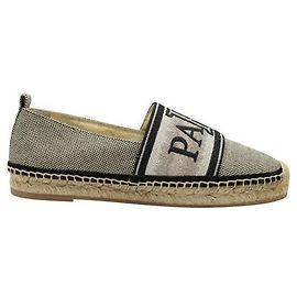Roger Vivier Espadrille Vivier Loves Paris in Black Beige