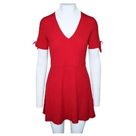 Reformation-Reformation Red Mini Dress-Red