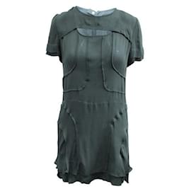 Isabel Marant-ISABEL MARANT Vestido de seda gris-Gris