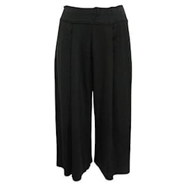 Issey Miyake-Issey Miyake Pantalon large noir oversize-Noir
