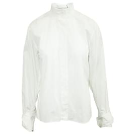 Autre Marque-Dion Lee White Shirt with Ties on Sleeves-White