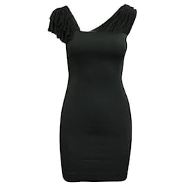 Autre Marque-Kleines Schwarzes Kleid mit asymmetrischem Ausschnitt-Schwarz
