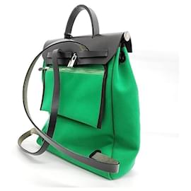 Hermès-Hermès New Zip Er Backpack (D)-Green