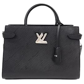 Louis Vuitton-Louis Vuitton Epi Twist Tote Cum Bolsa De Ombro M54810-Preto