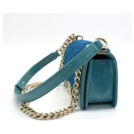 Chanel-Chanel Boy Bag Mini-Turquoise
