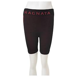 Autre Marque-Shorts de bicicleta com mistura de lã sem costura NANGATA DESIGNER CONTEMPORÂNEO-Vermelho