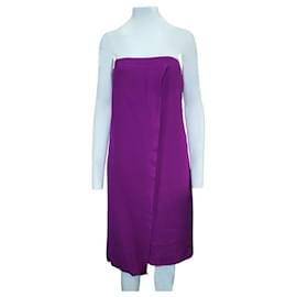Autre Marque-CONTEMPORARY DESIGNER Robe bustier violette-Fuschia