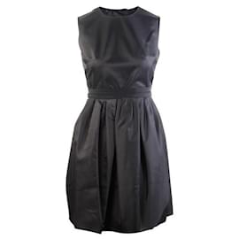 Autre Marque-CONTEMPORARY DESIGNER Shiny Backless Dress-Black