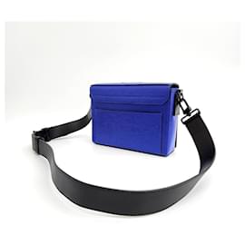 Louis Vuitton-Louis Vuitton Epi Box Sac Messager M58492-Noir,Bleu