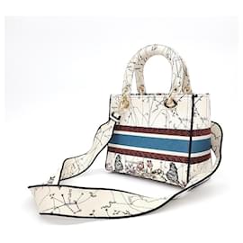 Dior-Dior D-Lite Lady Bag Medium-Multiple colors,Cream