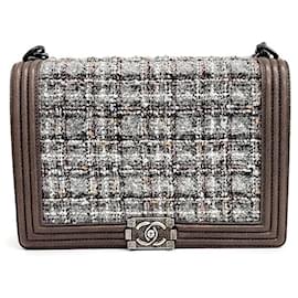 Chanel-Chanel Lambskin New Classic Baguette Bag-Brown,Multiple colors