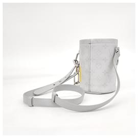 Louis Vuitton-LOUIS VUITTON Chalk Nano Bag-Grey