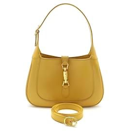 Gucci-Gucci  Jackie 1961 Small Hobo Bag (636709)-Yellow