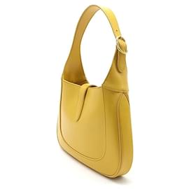 Gucci-Jackie Gucci 1961 Bolsa Hobo Pequena (636709)-Amarelo