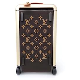 Louis Vuitton-Bolsa de lona suave Louis Vuitton Horizon 55-Castaño
