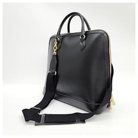 Gucci-gucci 1955 Horsebit Duffle Bag (621640)-Black