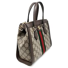 Gucci-Gucci Ophidia Gg petit sac à bandoulière-Marron,Multicolore,Beige