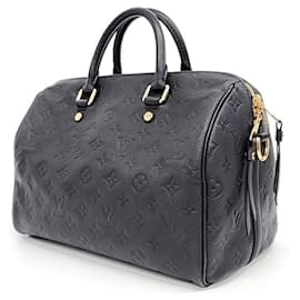 Louis Vuitton-Louis Vuitton Empreinte Bandouliere Speedy 30-Black